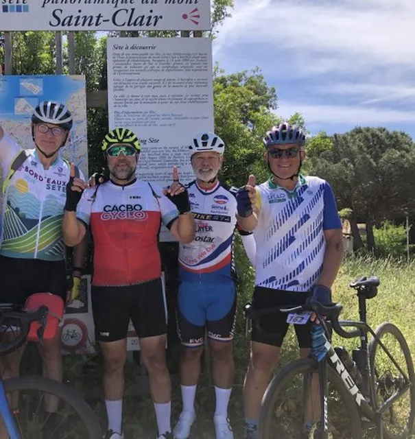 En haut du Mont Saint Clair, à Sète