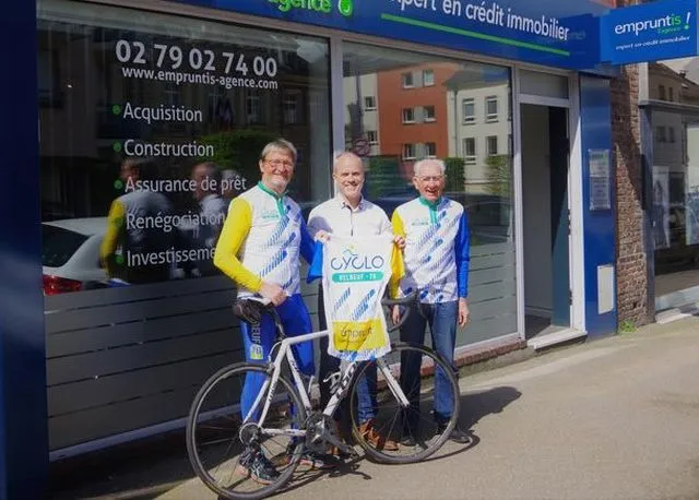 Empruntis, le sponsor du maillot de Cyclobelbeuf